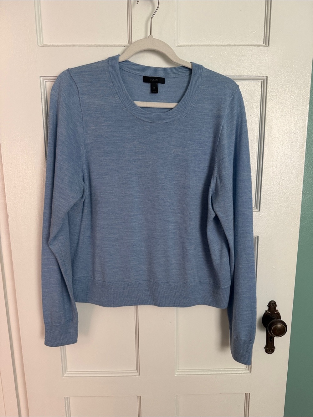 J. Crew Light Blue Crewneck Sweater